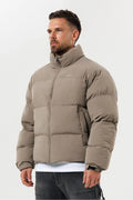 PUFFER JACKET - TAUPE
