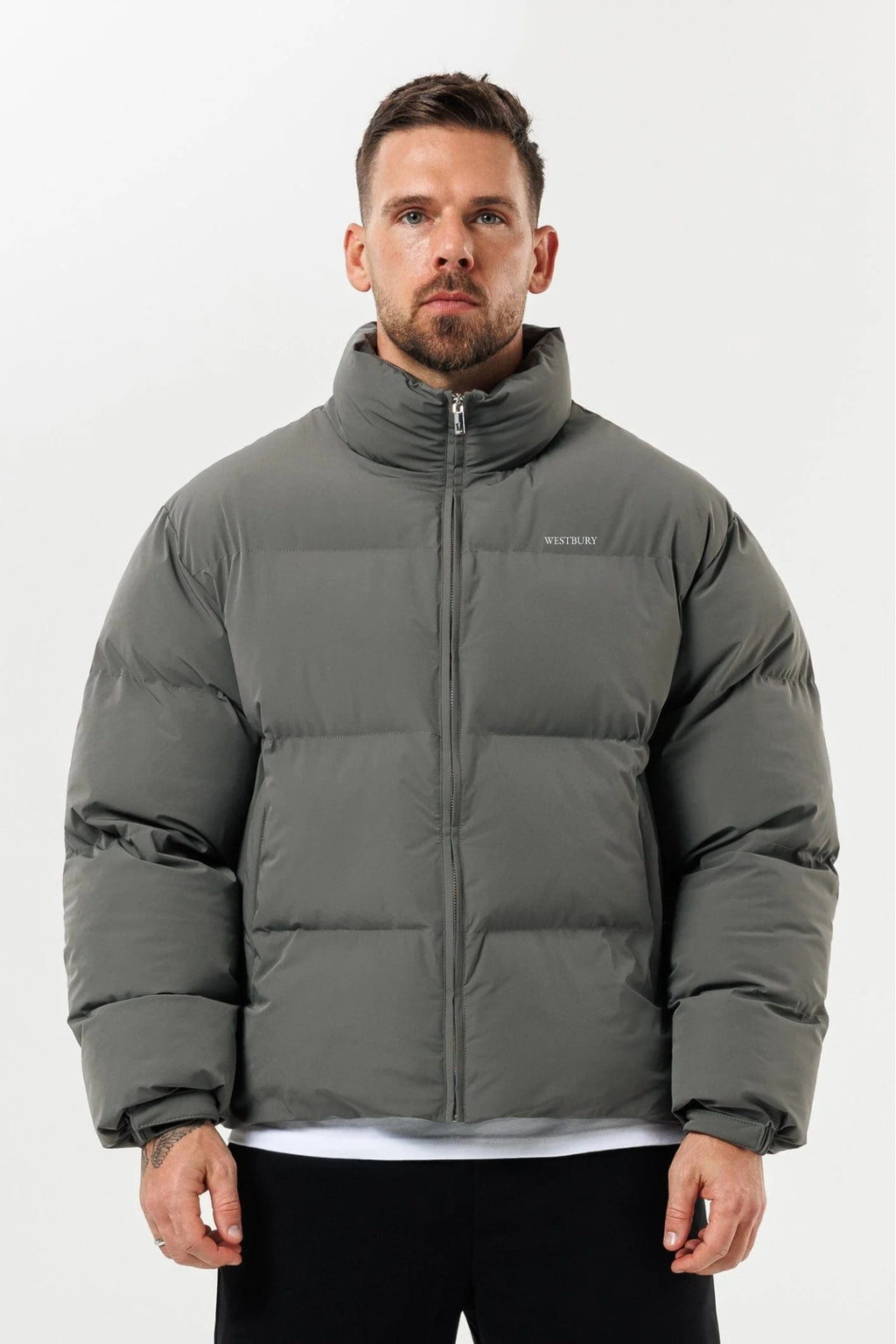 PUFFER JACKET - GREY
