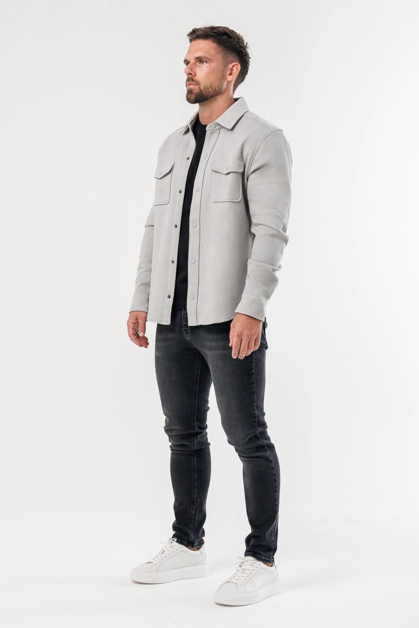 OVERSHIRT - LIGHT GREY