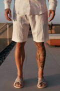 LINEN SHORT - OAT