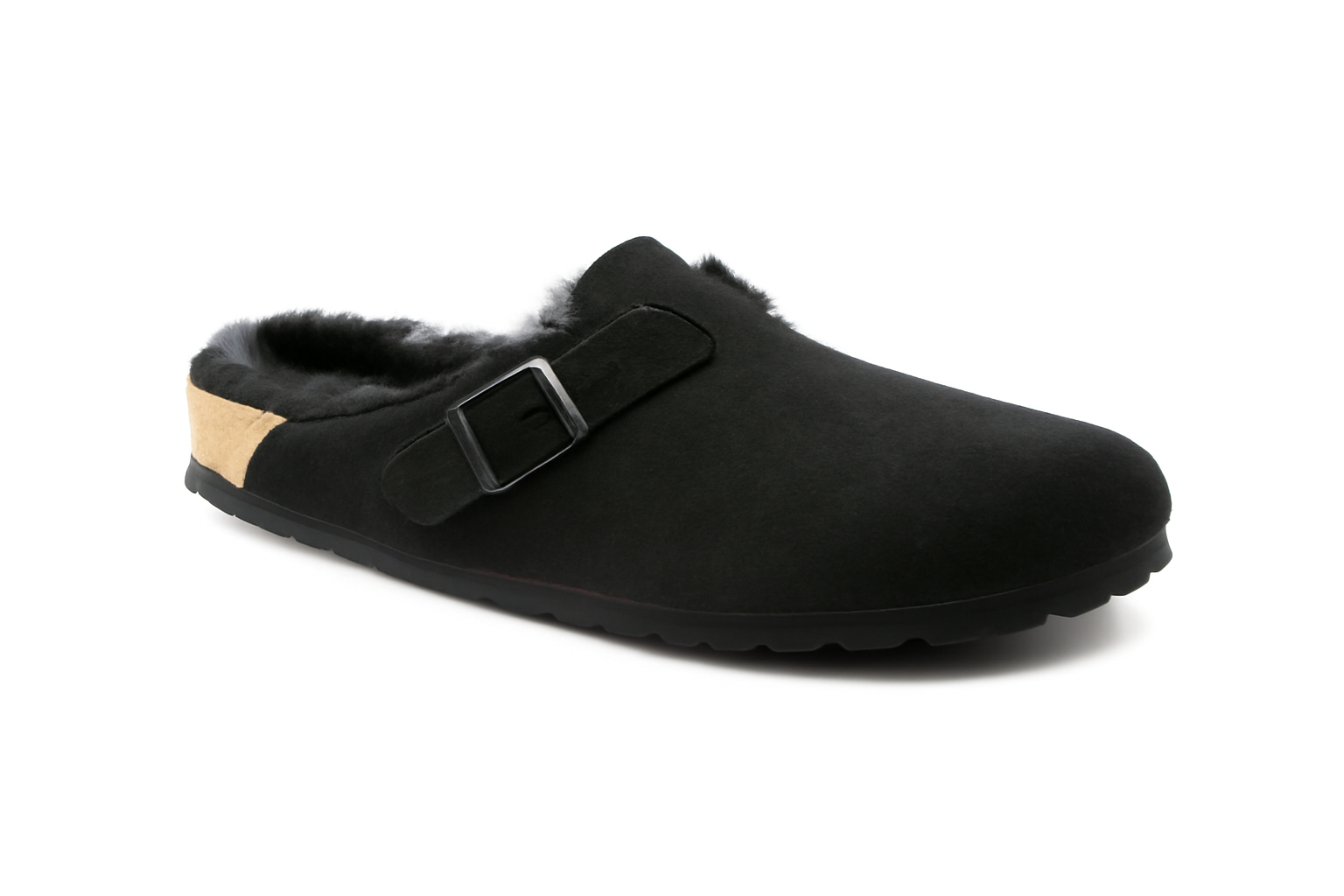 Shearling Lined Slide Sandal VI